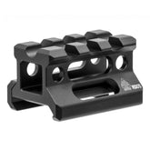 UTG Super Slim 3-Slots Picatinny riser mount with 0.75 inch saddle height